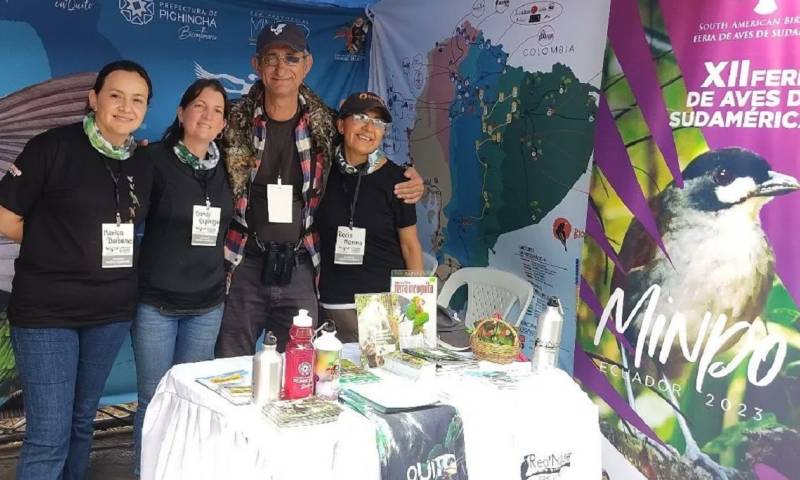 Observadores de aves de la región y el mundo se darán cita en octubre del 2023 para la XII edición de la Feria de Aves de Sudamérica en Mindo / Foto: cortesía Sandy Espinoza