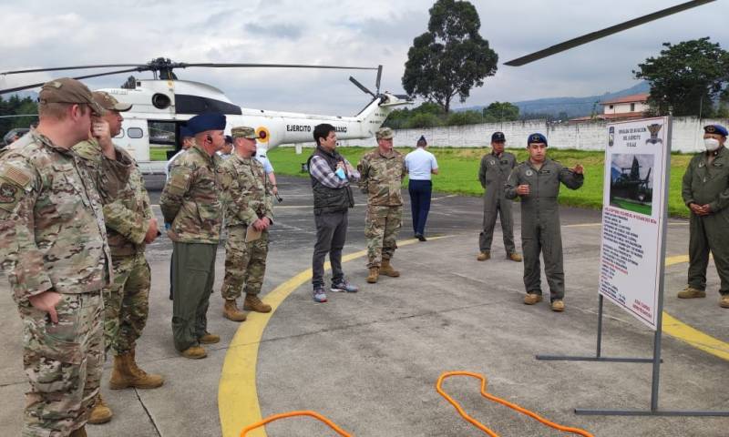 El objetivo es intercambiar información sobre tácticas, técnicas y procedimientos relacionados al aseguramiento de la calidad de aeronaves / Foto: cortesía Ejército Ecuatoriano
