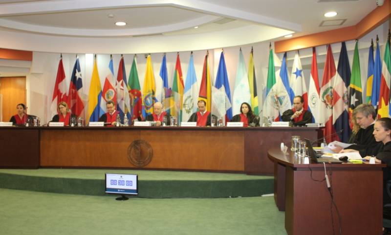 El presidente de la CorteIDH, Ricardo Pérez Manrique, notificó este viernes la sentencia a las partes / Foto: cortesía CorteIDH