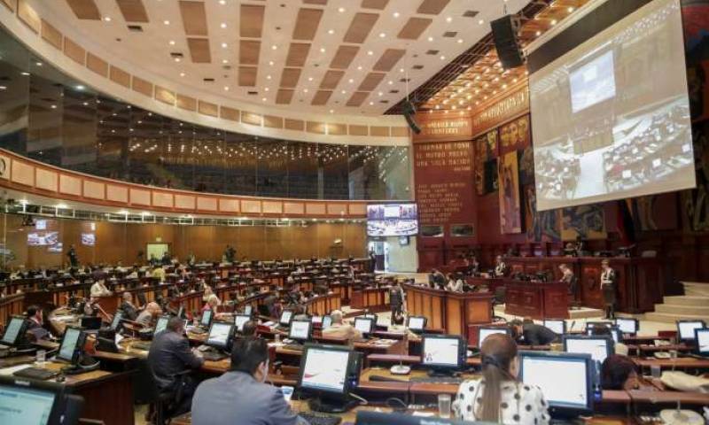 Curul. La Legislatura ecuatoriana se pronunció sobre la situación venezolana. Foto: La Hora
