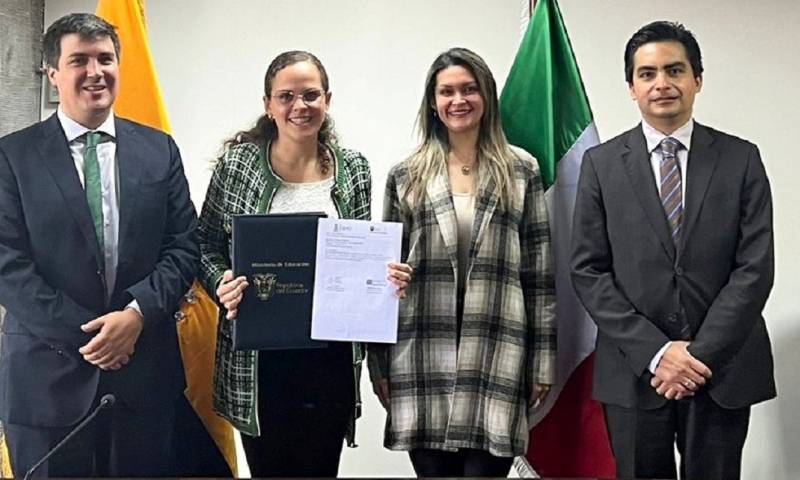 Ecuador e Italia firmaron Memorando de Entendimiento para la promoción de la educación / Foto: cortesía ministerio de Educación