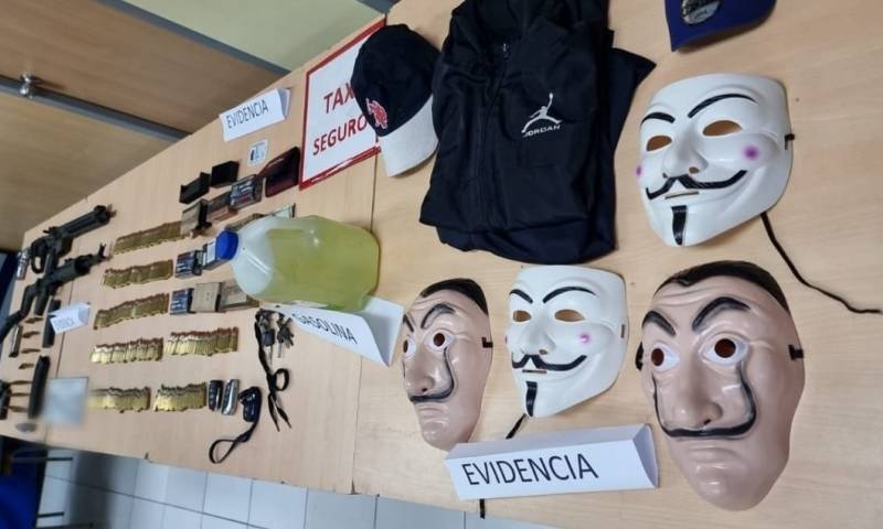 Hasta el momento 28 personas han sido detenidas en operativos realizados por la Policía y las Fuerzas Armadas, en el marco de la declaratoria de estado de excepción / Foto: cortesía Fiscalía General