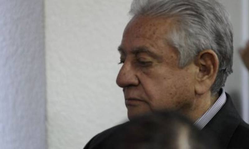 Luis Chiriboga, sentenciado a diez años de prisión, el 18 de noviembre de 2016. Foto: La República