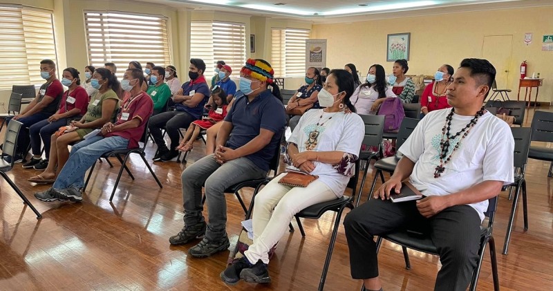 Emprendedores indígenas de Amazonía ecuatoriana compartieron experiencias / Foto: cortesía Confeniae
