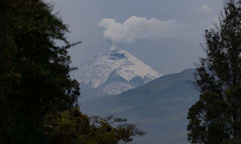 El Municipio de Quito presentó este viernes una recreación en video de la erupción del volcán Cotopaxi ocurrida el 26 de junio de 1877/ Foto: Cortesía EFE