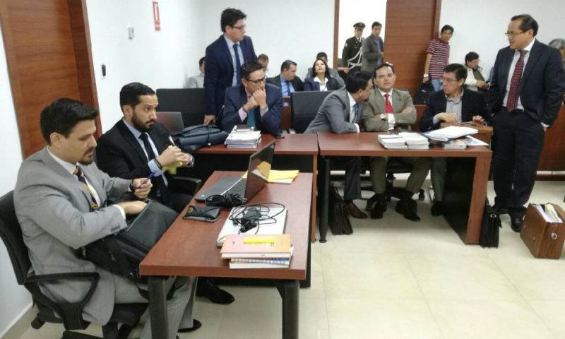 Empieza audiencia por caso de delincuencia organizada en la trama Petrocorrupción. Foto: La Hora