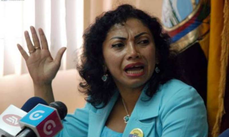 Mery Zamora sostiene que fue perseguida por el correísmo. Foto: La Hora