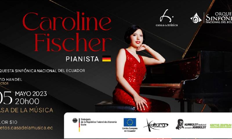 El primer concierto será este mismo jueves en el Teatro Beethoven del Colegio Alemán, donde Fischer ofrecerá un recital de piano/ Foto: Cortesía Unión Europea