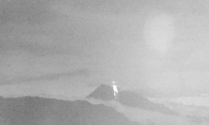 El Sangay es el último volcán del sur de Ecuador que está en proceso de erupción desde el 7 de mayo del 2019. Foto: Captura / El Comercio