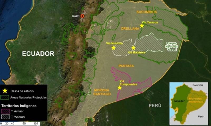 MAAP advierte de una acelerada apertura de carreteras en las provincias amazónicas / Foto: cortesía MAAP