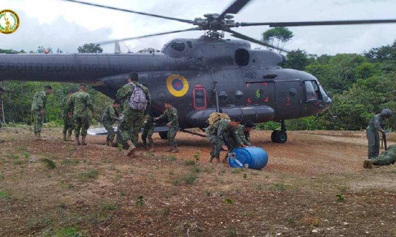Altos mandos de los militares de Ecuador y Colombia se reunirán mañana con el objetivo de fortalecer la vigilancia y control en la frontera común / Foto: cortesía ministerio de Defensa