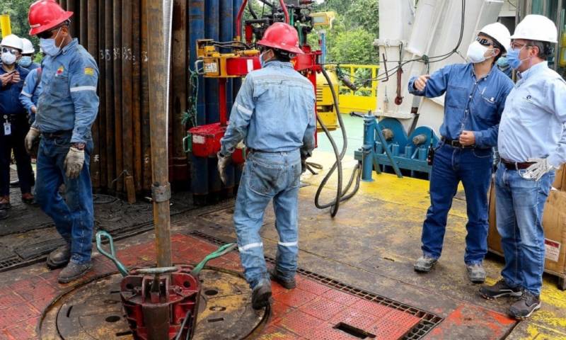 La cartera de Estado usó el 5 % de lo presupuestado. Asegura que ejecutará todo lo previsto al concluir el año / Foto: cortesía Petroecuador