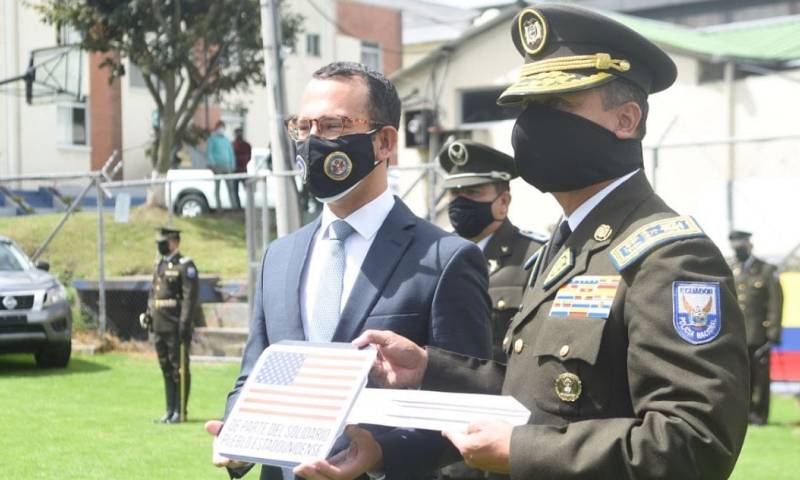 Estados Unidos sigue apoyando al Ecuador en la lucha contra el narcotráfico / Foto: Cortesía de la Embajada de EE.UU.