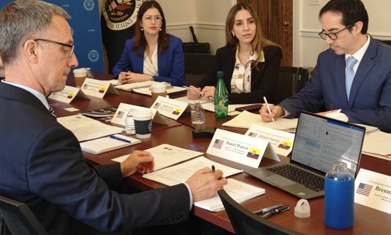 Sonsoles García, ministra de Comercio Exterior, encabezó la delegación ecuatoriana / Foto: cortesía Ministerio de Producción 