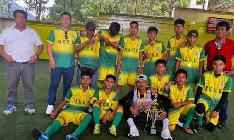 Paquisha y Palanda representarán a Zamora en el Nacional de Futsal / Foto: Cortesía ministerio de Deportes