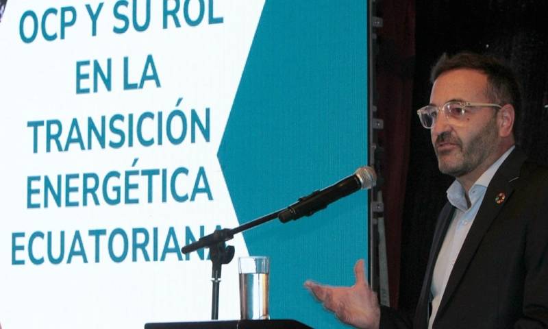 El presidente ejecutivo de OCP, Jorge Vugdelija, participó en el conversatorio 'La Nueva Energía' / Foto: cortesía OCP