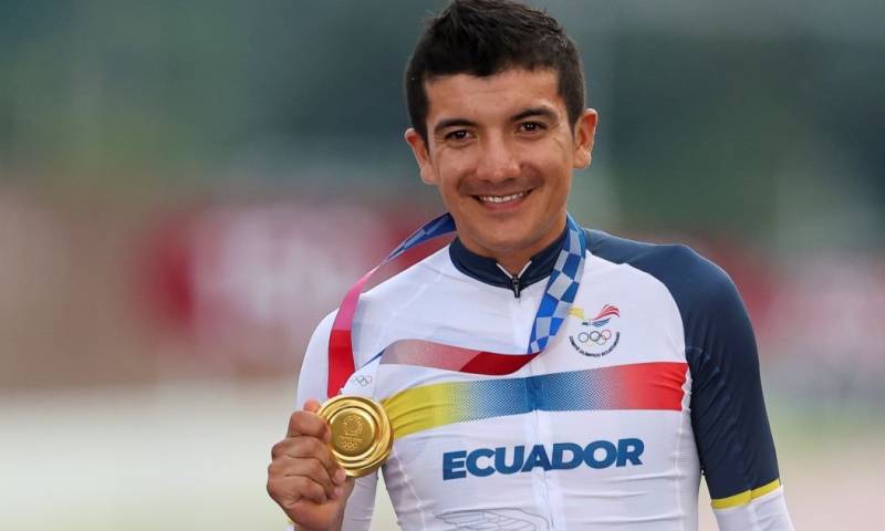 Entre las figuras con grandes opciones destacan los medallistas olímpicos de Tokio 2020, Richard Carapaz y Tamara Salazar / Foto: EFE