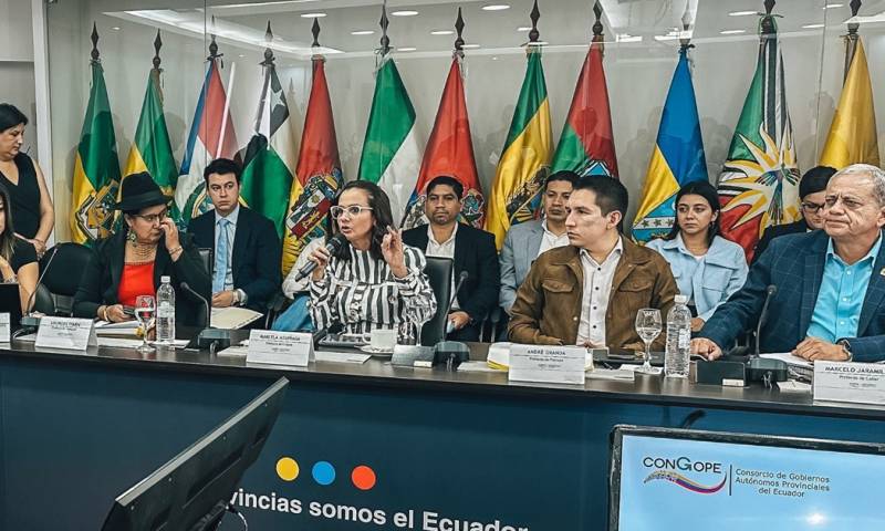 El Consorcio de Gobiernos Autónomos Provinciales del Ecuador (Congope) organizó una asamblea / Foto: cortesía Prefectura de Guayas 