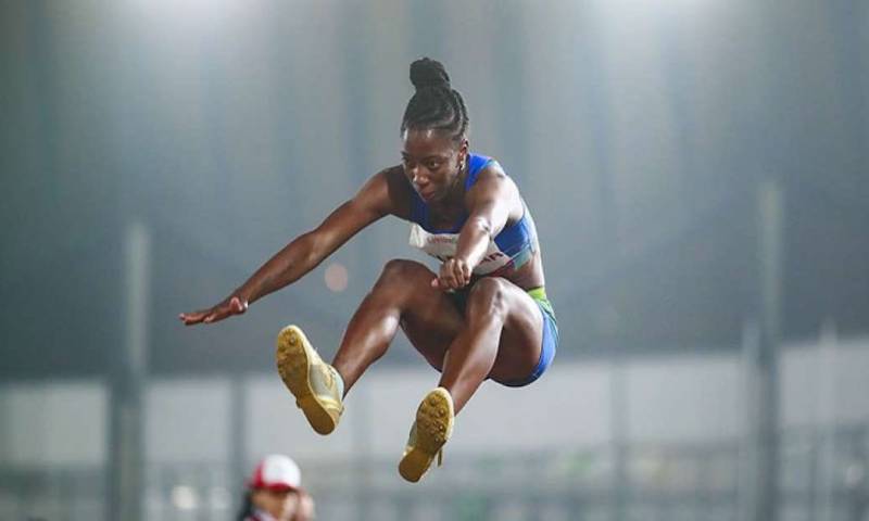 Liuba Zaldívar, la cubana que buscará en Tokio una medalla para Ecuador / foto cortesía Secretaría del Deporte