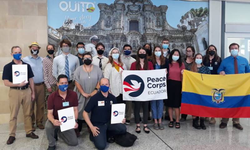 Voluntarios del Cuerpo de Paz retornan a Ecuador / Foto: cortesía Embajada de Estados Unidos