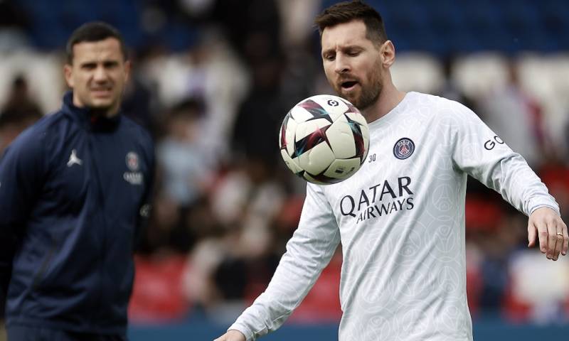 Leo Messi y el PSG están cerca de romper una relación desgastada por los fracasos en la Liga de Campeones en 2022 y 2023/ Foto: Cortesía EFE