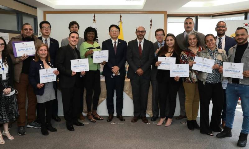 Corea apoya 120 emprendimientos de migrantes venezolanos en Ecuador / Foto: cortesía Cancillería