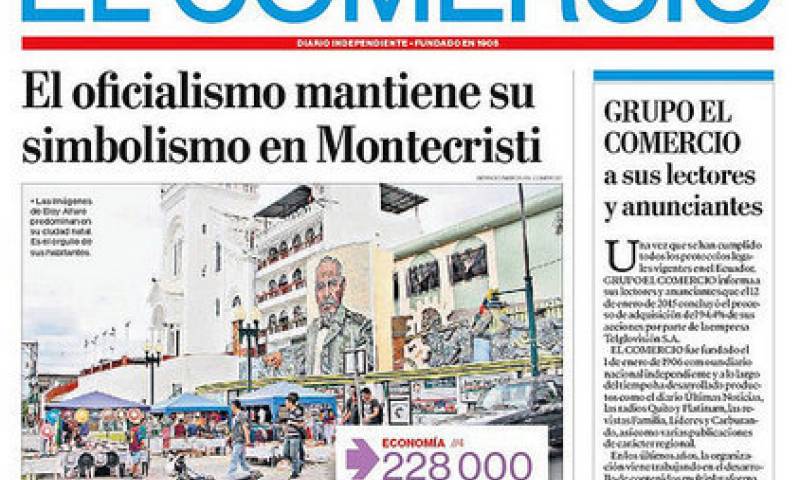 Diario El Comercio - Fuente: Scoop