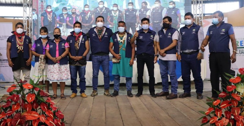 Miembros de Socio Bosque son reconocidos como Guardianes de la Amazonía / Foto: cortesía Ministerio de Ambient