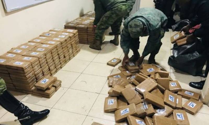 El negocio de las drogas mueve más de $ 4.000 millones al año en Ecuador / Foto cortesía Fuerzas Armadas
